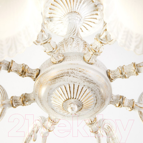 Изображение товара Люстра Евросвет Campina 60107/8 (белый с золотом)