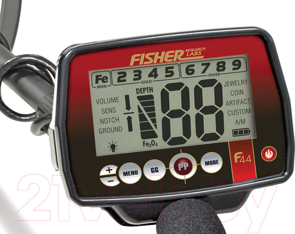 Изображение товара Металлоискатель Fisher Labs F44 Bundle