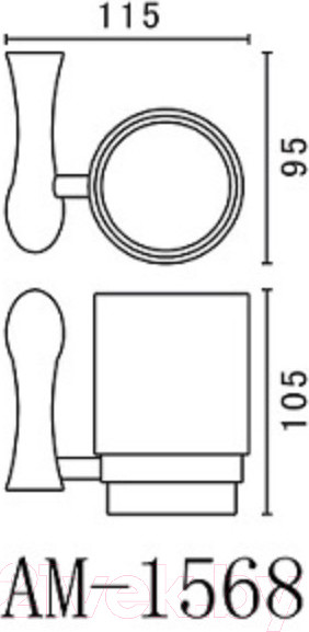 Изображение товара Держатель для стакана Art&Max Elegant AM-E-1568 