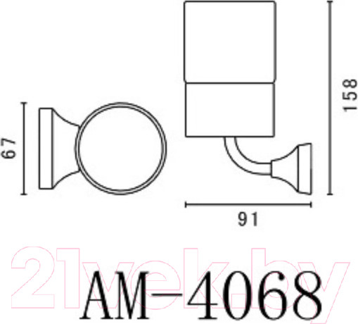 Изображение товара Держатель для стакана Art&Max Ovale AM-E-4068 
