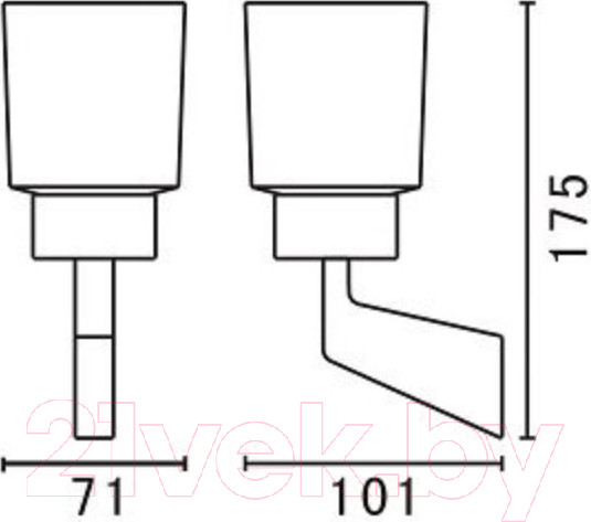 Изображение товара Держатель для стакана Art&Max Tehno AM-E-4168