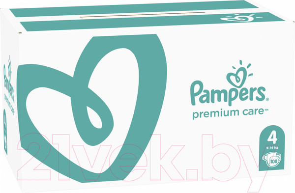 Изображение товара Подгузники детские Pampers Premium Care 4 Maxi (108шт)