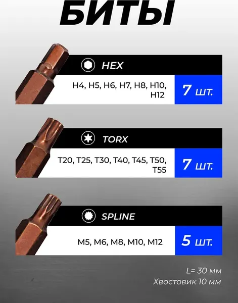Изображение товара Набор бит Forsage F-4401D
