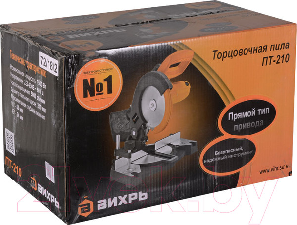 Изображение товара Торцовочная пила Вихрь ПТ-210 (72/18/2)
