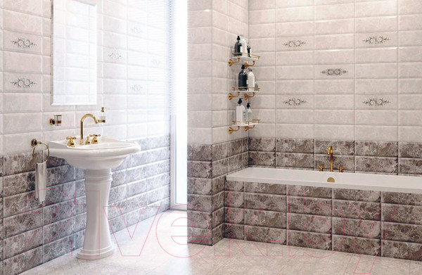 Изображение товара Плитка PiezaRosa Classico Объемный 133462 (200x450, коричневый)