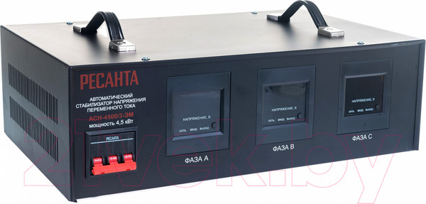 Изображение товара Стабилизатор напряжения Ресанта АСН-4500/3 (63/4/2)