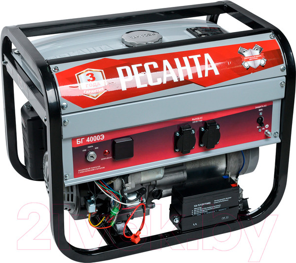 Изображение товара Бензиновый генератор Ресанта БГ 4000 Э (64/1/52)