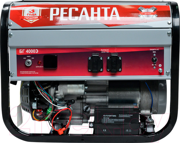 Изображение товара Бензиновый генератор Ресанта БГ 4000 Э (64/1/52)