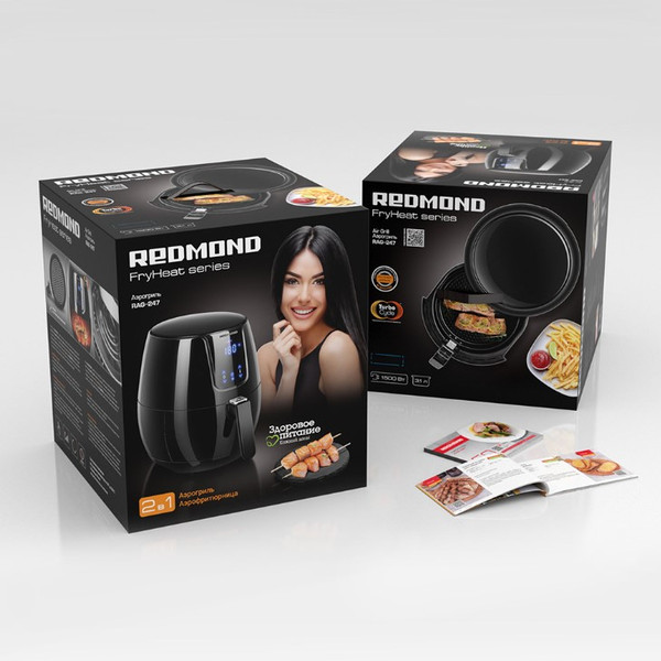 Изображение товара Аэрогриль Redmond RAG-247 (черный)