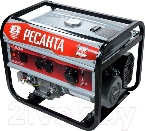 Изображение товара Бензиновый генератор Ресанта БГ 9500 Р (64/1/53)