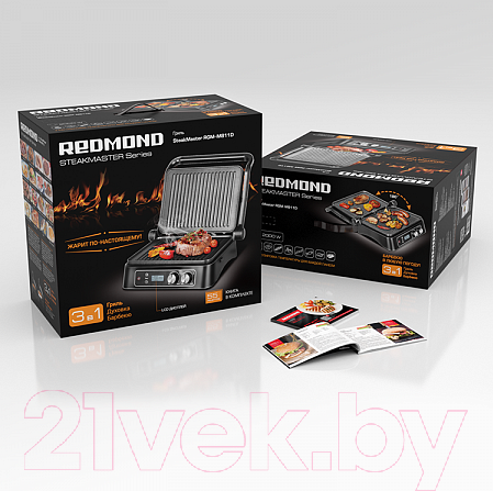 Изображение товара Электрогриль Redmond SteakMaster RGM-M811D (черный)