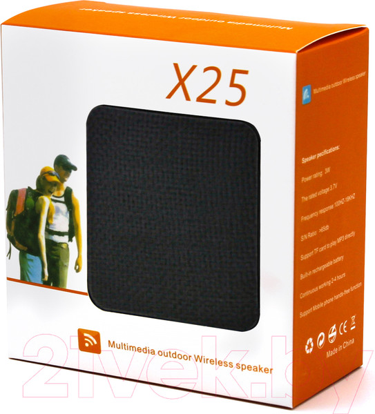 Изображение товара Портативная колонка Arka X25 Outdoor 11006.02 (черный)