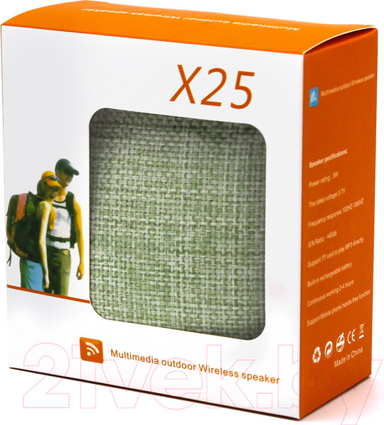 Изображение товара Портативная колонка Arka X25 Outdoor 11006.04 (зеленый)