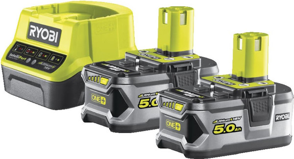 Изображение товара Набор аккумуляторов для электроинструмента Ryobi RC18120-250 + RC18120 / 5133003364 (с зарядным)
