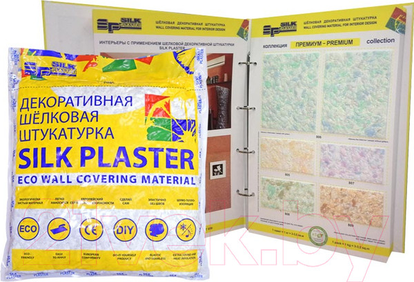 Изображение товара Жидкие обои Silk Plaster Премиум 807