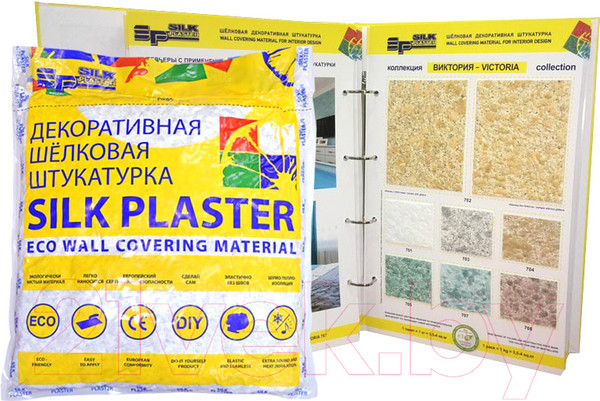 Изображение товара Жидкие обои Silk Plaster Виктория 703