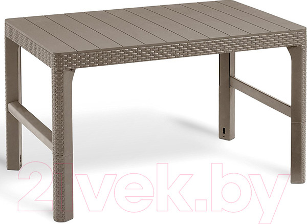 Изображение товара Стол садовый Keter Lyon Table Wicker / 232296 (капучино)