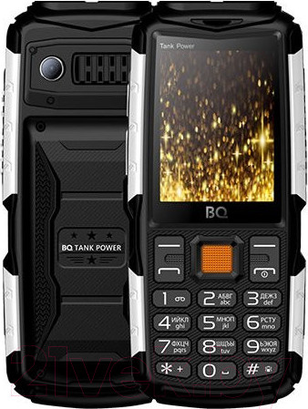Изображение товара Мобильный телефон BQ Tank Power BQ-2430 (черный/серебристый)