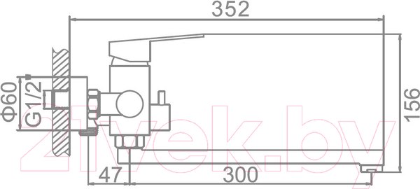 Изображение товара Смеситель Ledeme L72203