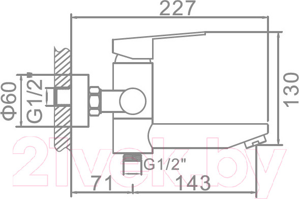 Изображение товара Смеситель Ledeme L73103