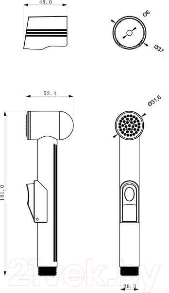 Изображение товара Гигиенический душ LEMARK LM8014C