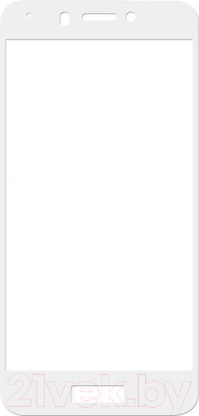 Изображение товара Защитное стекло для телефона Case Full Screen для Honor 6A (белый глянец)
