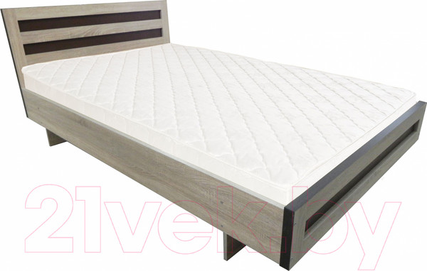 Изображение товара Двуспальная кровать Барро М2 КР-017.11.02-15 160х186 (дуб сонома)