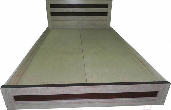 Изображение товара Двуспальная кровать Барро М2 КР-017.11.02-15 160х186 (дуб сонома)