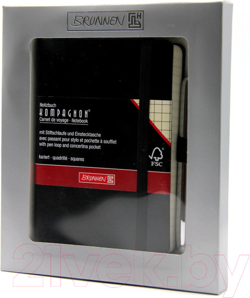 Изображение товара Записная книжка Brunnen Kompagnon / 55-200-02 (с ручкой)