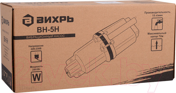 Изображение товара Вибрационный насос Вихрь ВН-5Н (68/8/8)