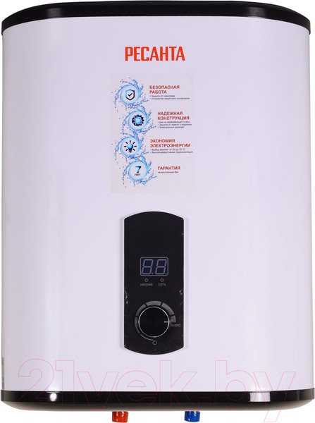 Изображение товара Накопительный водонагреватель Ресанта ВН-30В (74/5/1)