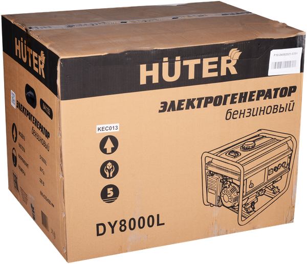 Изображение товара Бензиновый генератор Huter DY8000L (64/1/33)