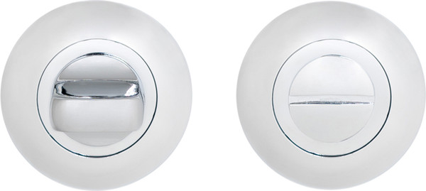 Изображение товара Фиксатор дверной защелки VELA WC-Round (хром)