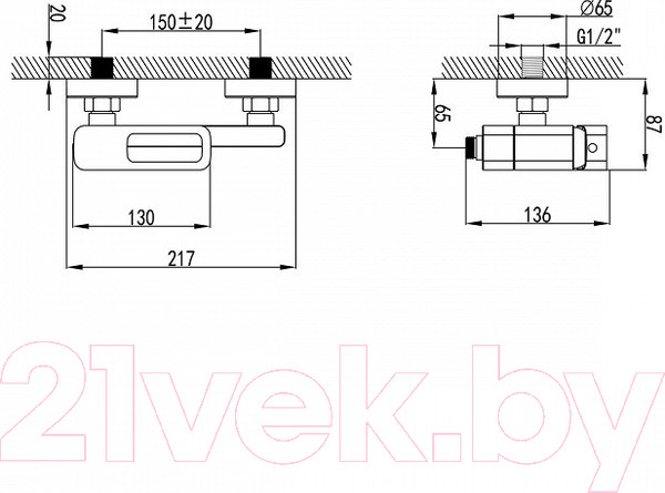 Изображение товара Смеситель IDDIS Slide SLIBL00i02