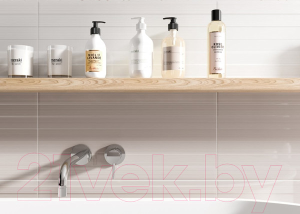 Изображение товара Плитка Cersanit Avangarde Рельеф AVL052D-60 (298x598, белый)