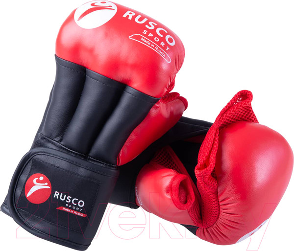 Изображение товара Перчатки для рукопашного боя RuscoSport Pro (р-р 4, красный)