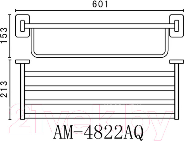 Изображение товара Полка для ванной Art&Max Gotico AM-4822AQ