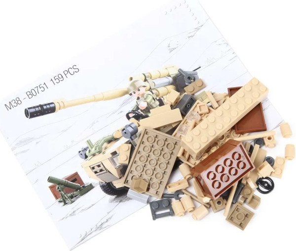Изображение товара Конструктор Sluban Танк с фигуркой / M38-B0751