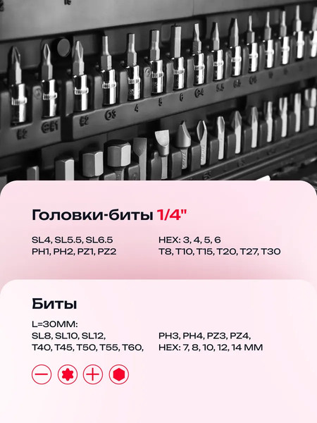 Изображение товара Универсальный набор инструментов Wester WT108 (626582)