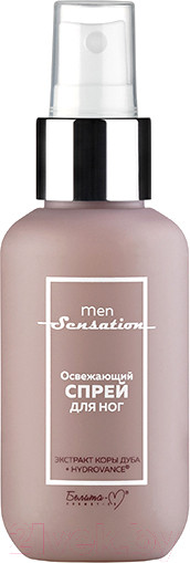Изображение товара Спрей для ног Белита-М Men Sensation Освежающий (100мл)