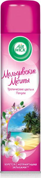 Изображение товара Освежитель воздуха Air Wick Мальдивские мечты Тропические цветы и Пачули (290мл)