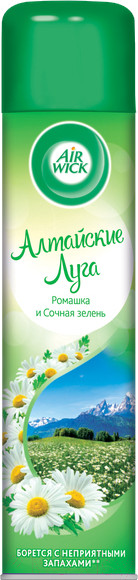 Изображение товара Освежитель воздуха Air Wick Алтайские луга Ромашка и Сочная зелень (290мл)
