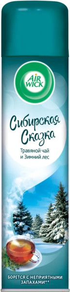 Изображение товара Освежитель воздуха Air Wick Сибирская сказка Травяной чай и Зимний лес (290мл)