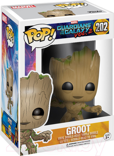 Изображение товара Фигурка коллекционная Funko POP! Guardians of the Galaxy 2: Groot 13230 / Fun1115