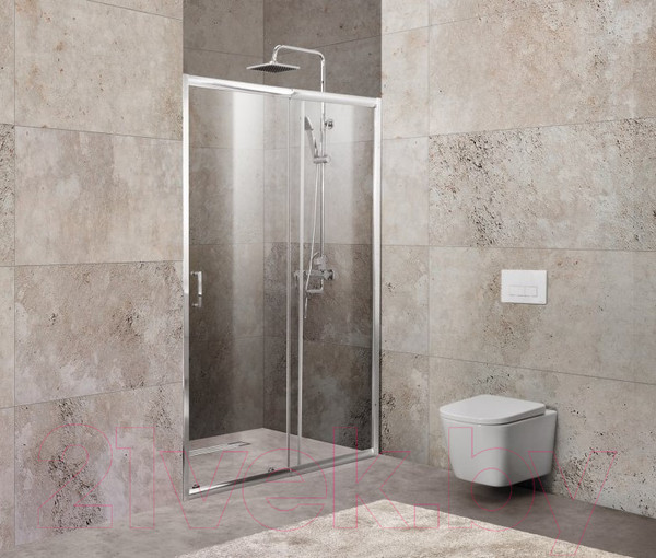 Изображение товара Душевая дверь BelBagno Unique-BF-1-100/115-C-Cr