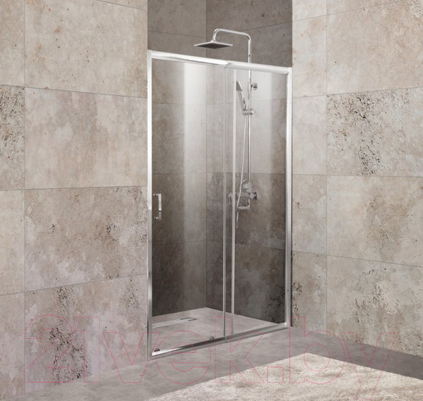 Изображение товара Душевая дверь BelBagno Unique-BF-1-100/115-C-Cr