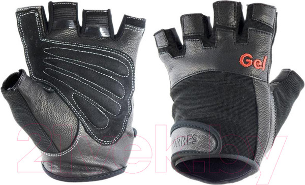 Изображение товара Перчатки для пауэрлифтинга Torres PL6049M (S, черный)