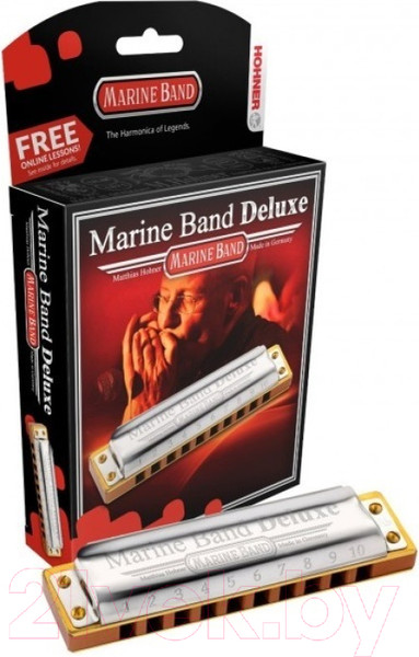 Изображение товара Губная гармошка Hohner Marine Band Deluxe 2005/20 A / M200510X
