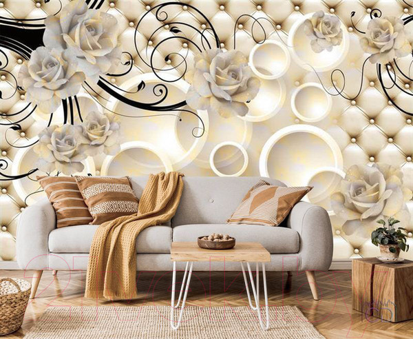 Изображение товара Фотообои листовые Citydecor Цветочный декор 11 3D (400x254)