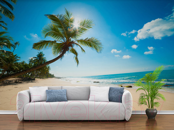 Изображение товара Фотообои листовые Citydecor Пляж (400x254)
